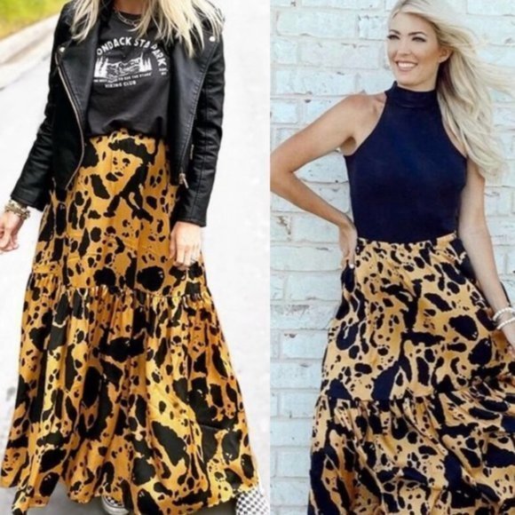 Anthropologie Corey Lynn Calter Kisa Maxi Skirt Size S - Picture 11 of 12